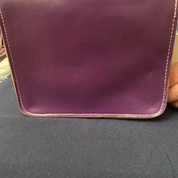 NWT Nicole Rucci purple shoulder bag - Picture 6 of 6